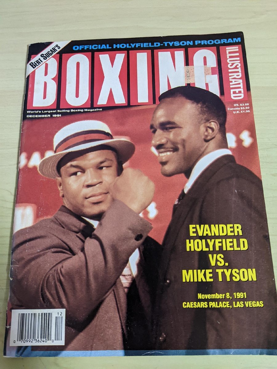 ボクシング イラストレーテッド/BOXING ILLUSTRATED 1991 マイク・タイソン/イベンダー・ホリフィールド/海外誌/洋書/格闘技雑誌/B3216556_画像1