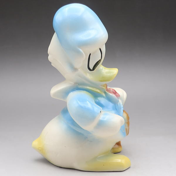  Disney Donald Leeds figure fishing Leesds company USA made 1945~1955 year ceramics made 