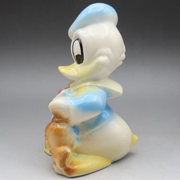  Disney Donald Leeds figure fishing Leesds company USA made 1945~1955 year ceramics made 