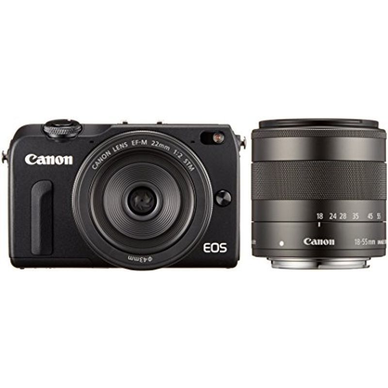 カメラ デジタルカメラ 送料無料 Canon ミラーレス一眼カメラ EOS M レンズキット EF-M18-55mm 