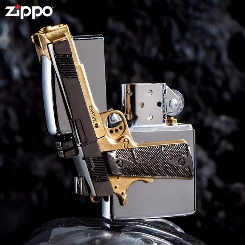 1円~限定 銃型ZIPPO 立体感を備えた ZIPPO ジッポー オイルライター 