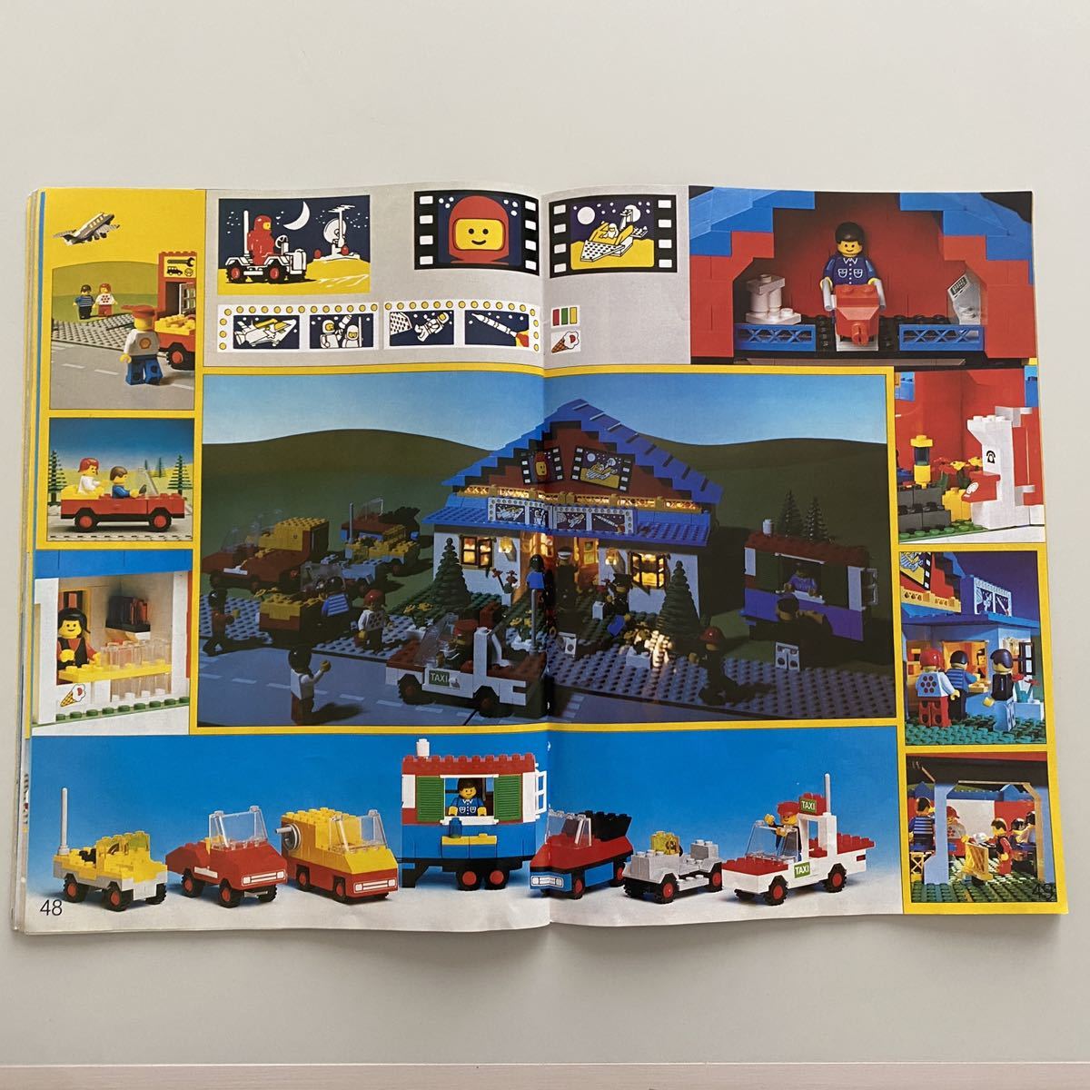 LEGO 説明書 5冊セット ドイツ 図説 レゴ ヴィンテージ 70年代 80年代 海外 LEGOブロック vintage レゴブロック Germany 80s 70s 作り方_画像7
