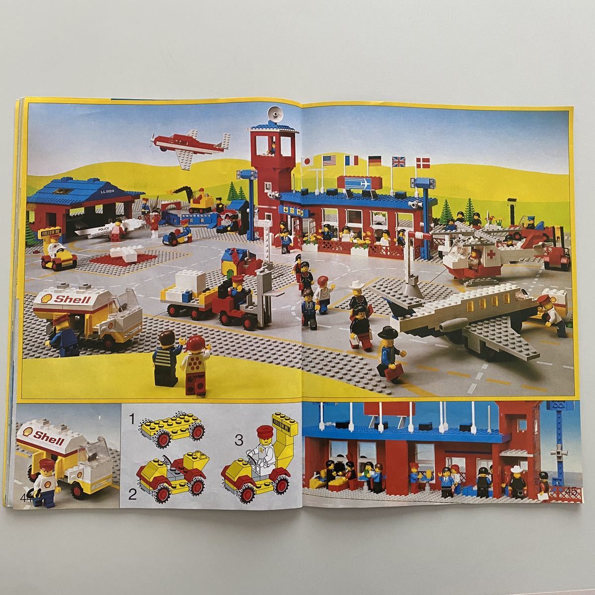 LEGO 説明書 5冊セット ドイツ 図説 レゴ ヴィンテージ 70年代 80年代 海外 LEGOブロック vintage レゴブロック Germany 80s 70s 作り方_画像8