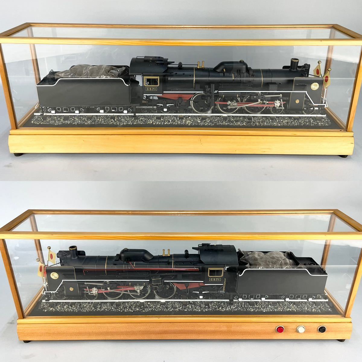 希少 蒸気機関車 C571 C57型 鉄道模型 蒸気機関車 コレクション 国鉄