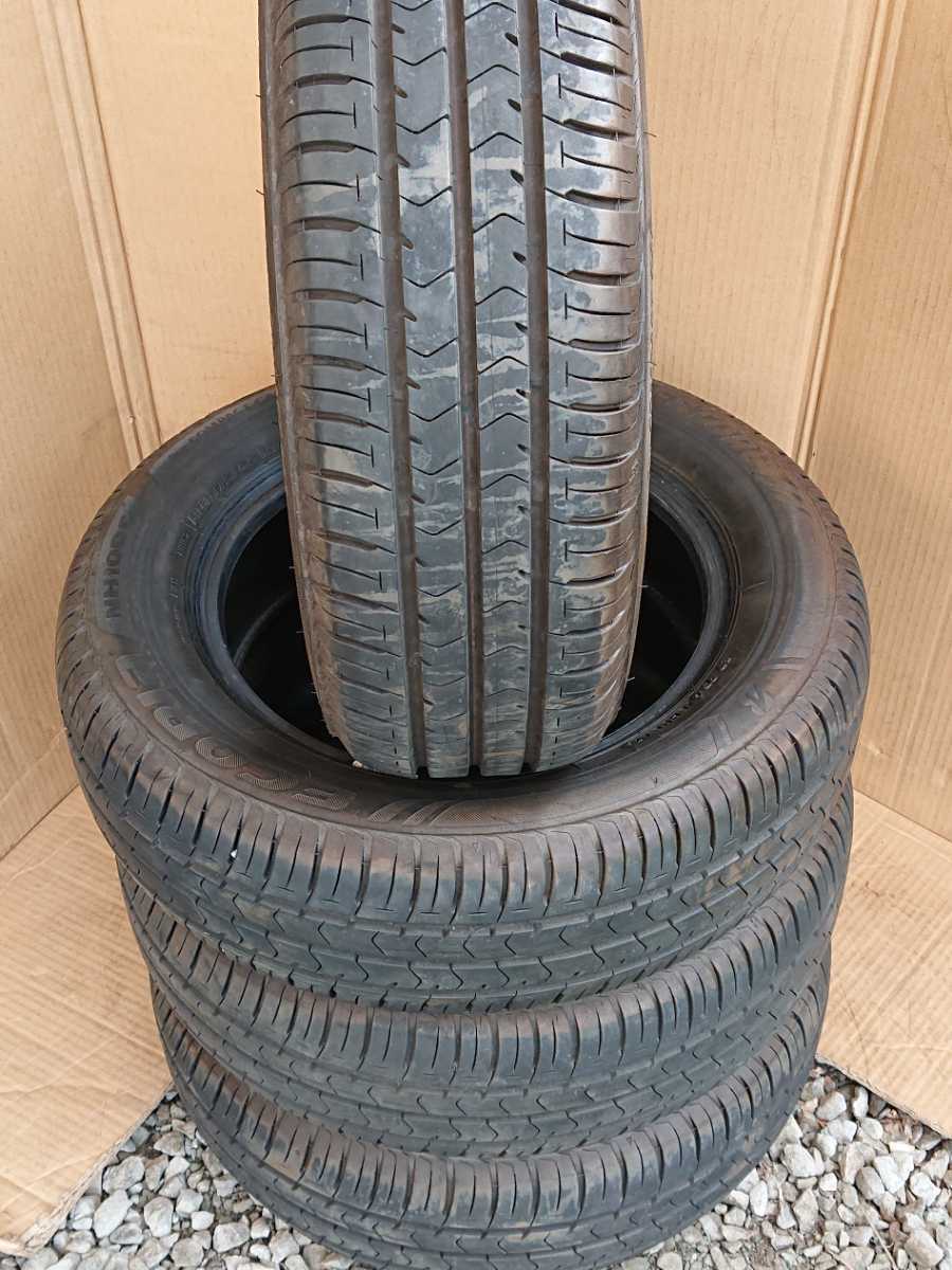 ブリヂストン ECOPIA NH100C for COMPACTCAR 175/65R14 82S 中古品 4本セット(1本オマケ扱い) エコピアコンパクトカー 175/65/14 175-65-14_画像1