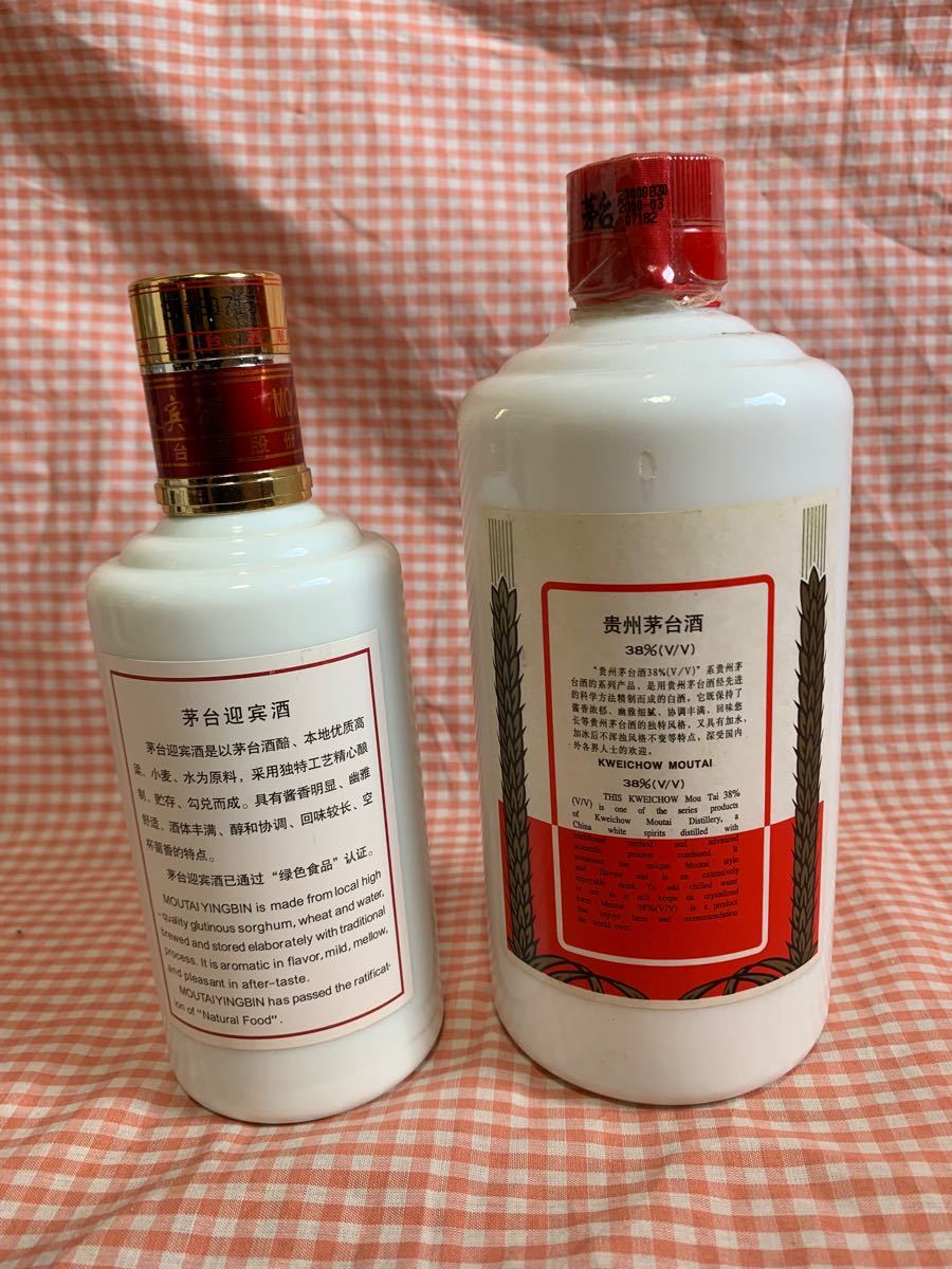中国古酒 貴州茅台酒 マオタイ酒 天女ラベル38% 500ml 茅台酒オマケ