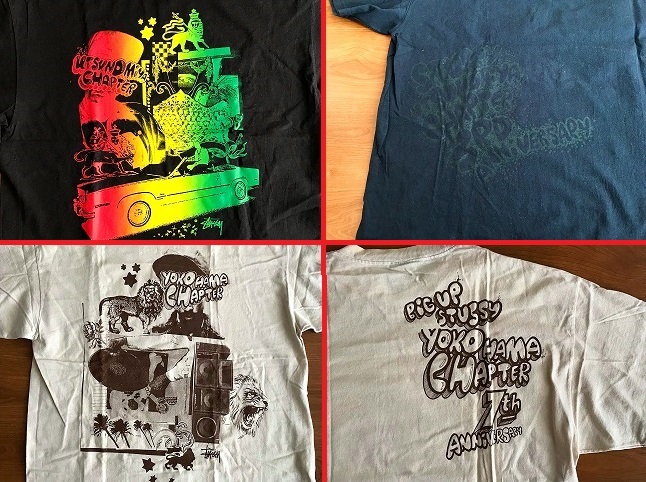 即決 STUSSY Tシャツ 8枚セット 90's ~ 00年代前半 ② ⑩ 即決 STUSSY Tシャツ 8枚セット 90's ~ 00年代前半 ② ⑩