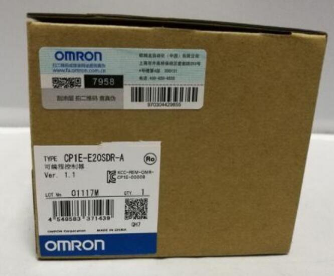 新品★OMRON/オムロン 　PLC 　CP1E-E20SDR-A　保証付き