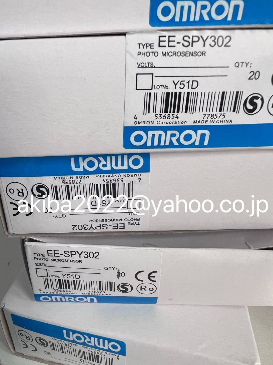 新品★OMRON オムロン フォト・マイクロセンサ EE-SPY302　保証付き_画像1
