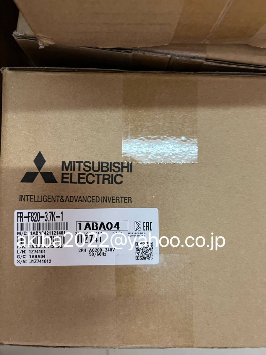 新品★ MITSUBISHI 三菱電機 【FR-F820-3.7K-1】インバータ VFD ６ヶ月保証_画像1