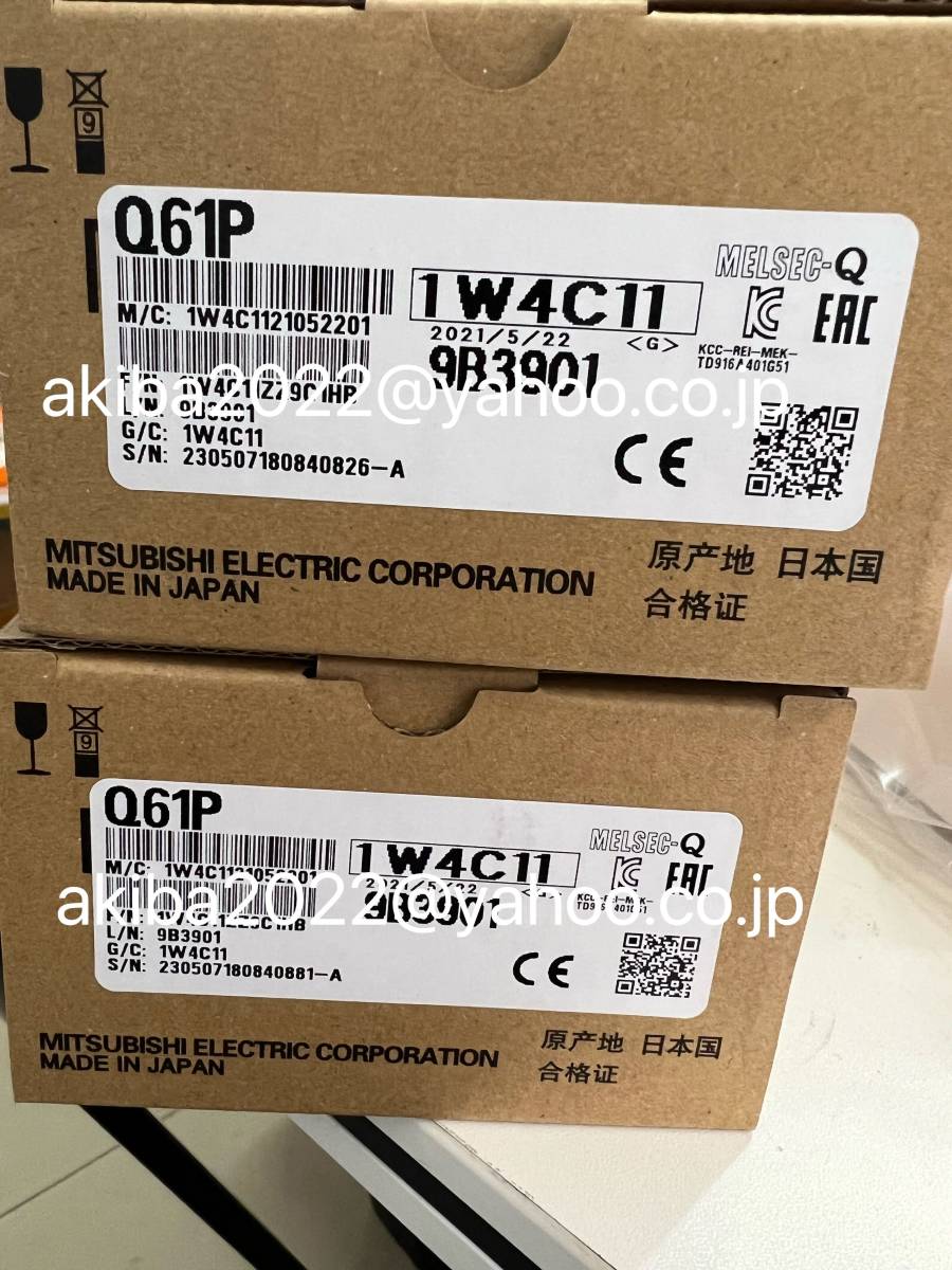 ☆MITSUBISHI 三菱電機 シーケンサ Qシリーズ Q61P 電源ユニット 保証