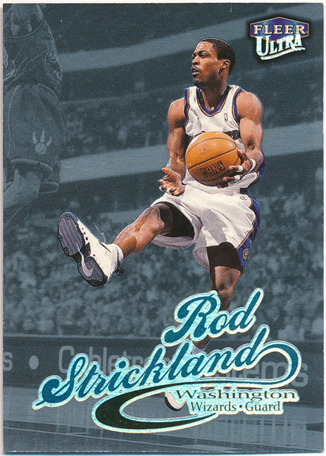 Rod Strickland NBA 1998-99 Fleer Ultra Platinum Medallion 99枚限定 プラチナムメダリオン ロッド・ストリックランド_画像1