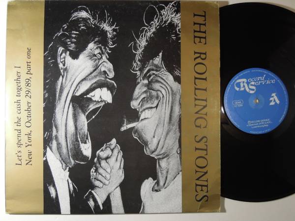 Rolling Stones・Let's Spend The Cash Together/N.Y. 10.29.'89 part 1　2LPs_画像1