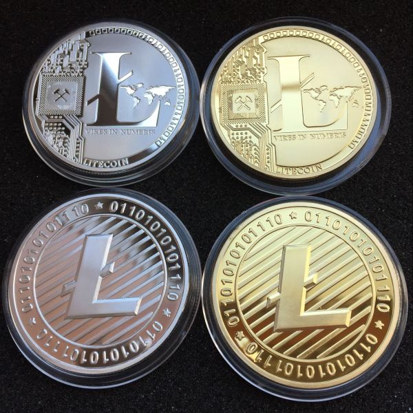 litecoin ライトコイン4枚セット　メダルコレクション　レプリカ