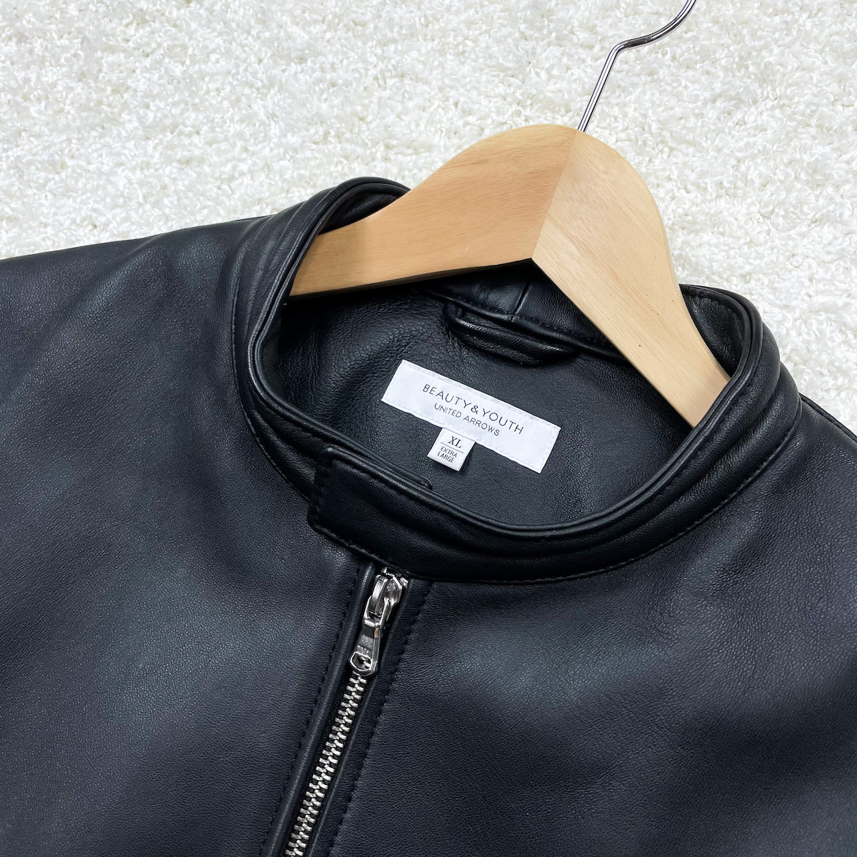 美品・希少XL【BEAUTY&YOUTH UNITED ARROWS】シープスキン(羊革
