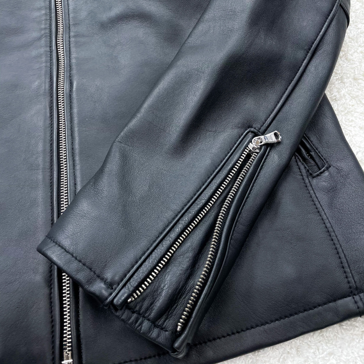 美品・希少XL【BEAUTY&YOUTH UNITED ARROWS】シープスキン(羊革