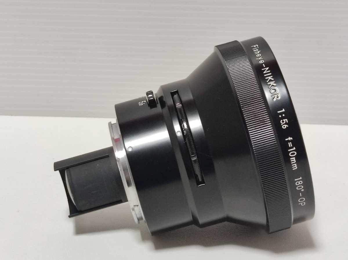 【希少 美品】Nikon OP Fisheye-NIKKOR 10mm F5.6 専用ファインダー 元箱付き ニコン_画像4