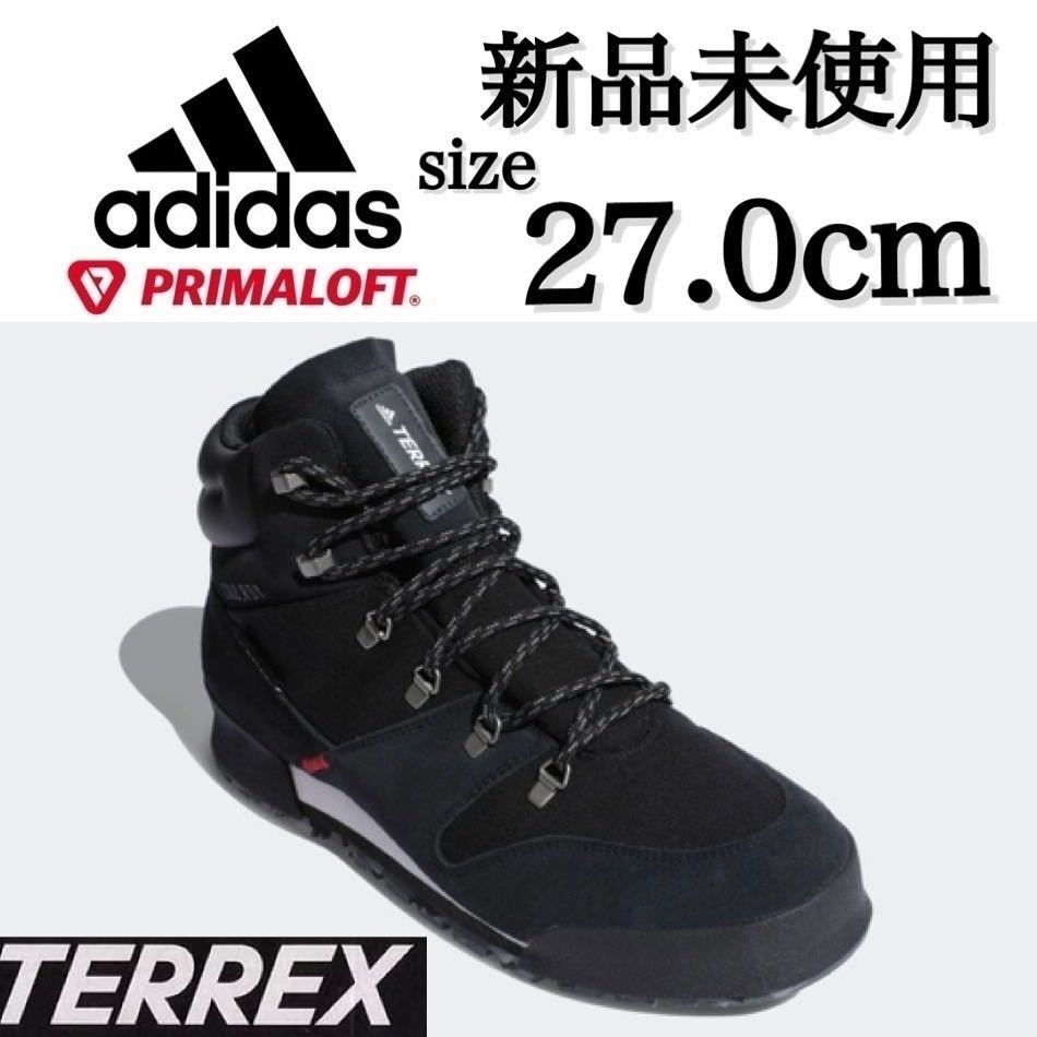 新品未使用 adidas 27.0cm TERREX アディダス テレックス スノーピッチ ハイキングシューズ 登山 トレイル アウトドア 保温性 ブラック 黒