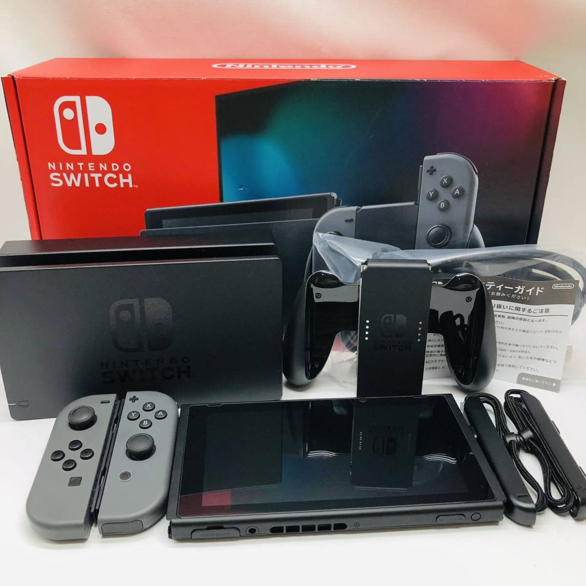 □【1円スタート】Nintendo Switch ニンテンドースイッチ☆本体☆HAD-S