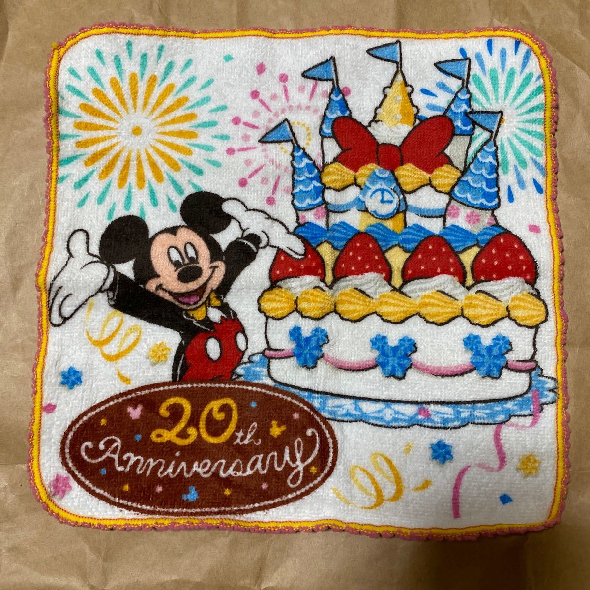 Tokyo Disneyland 20th Annivesary ミニタオル