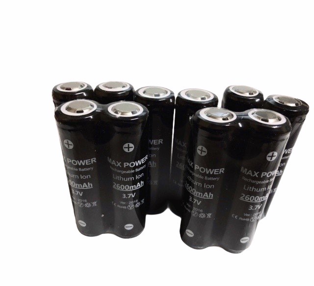 PSE証明書取得済み保護回路付MAXPOWER18650リチウムイオン充電池10本セット_画像2