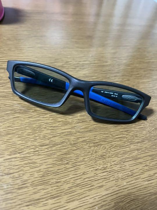 メガネ 眼鏡 クロスリンク オークリー　メンズ　 CROSSLINK YOUTH OAKLEY　OX8111-0853　ブルー　ブラック　青　黒