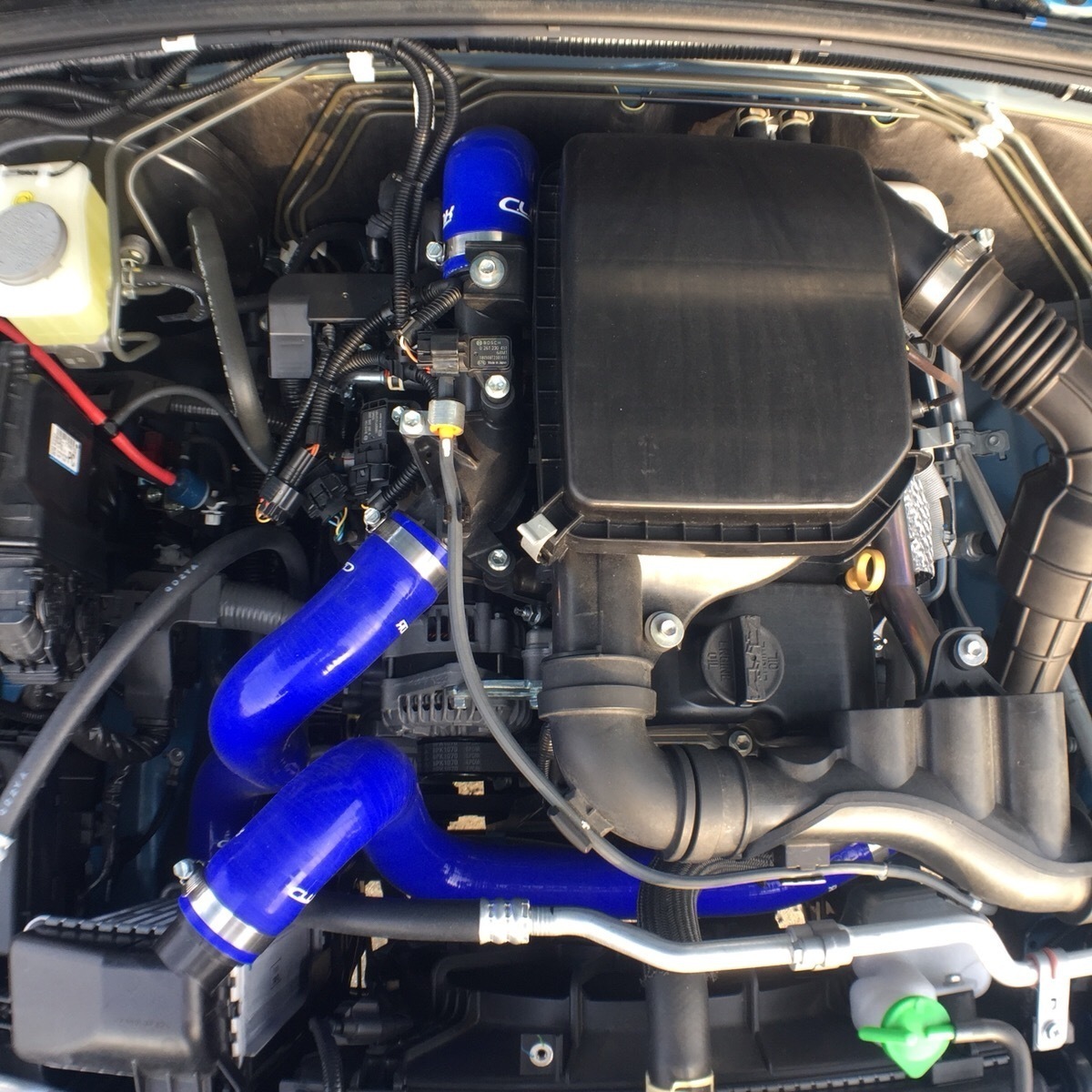 ジムニー シリコンインテークホース 3本セット JB64用 純正 ブルー