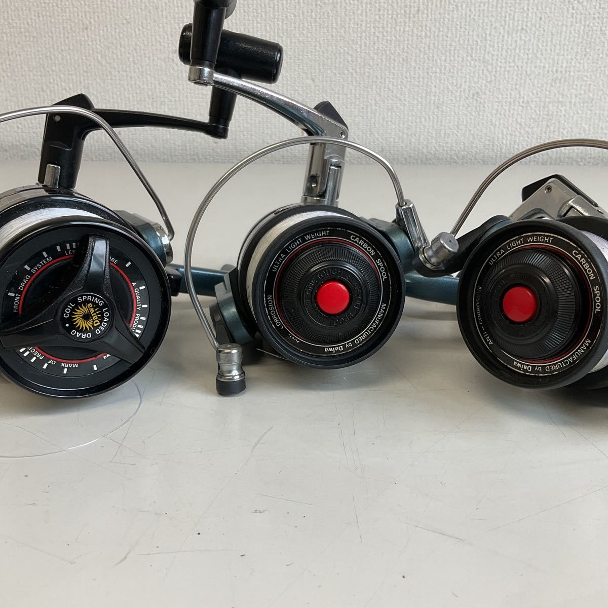 A153）【3個セット】スピニングリール DAIWA ダイワ SPORTLINE ST-2000RD PROCASTER ST-8000D 釣り リール _画像9