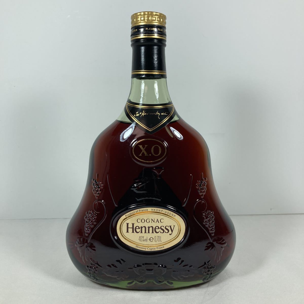 古酒 COGNAC Hennessy XO ヘネシー XO 金キャップ グリーンボトル