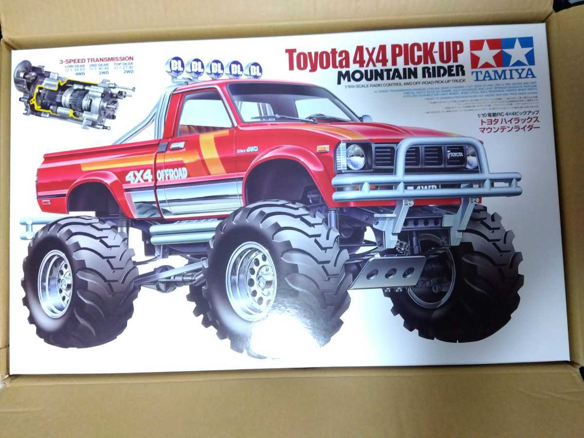 タミヤ　RC限定シリーズ No.94 1/10RC 4×4ピックアップ トヨタ ハイラックス マウンテンライダー　未組立キット　ハイリフト　RN36