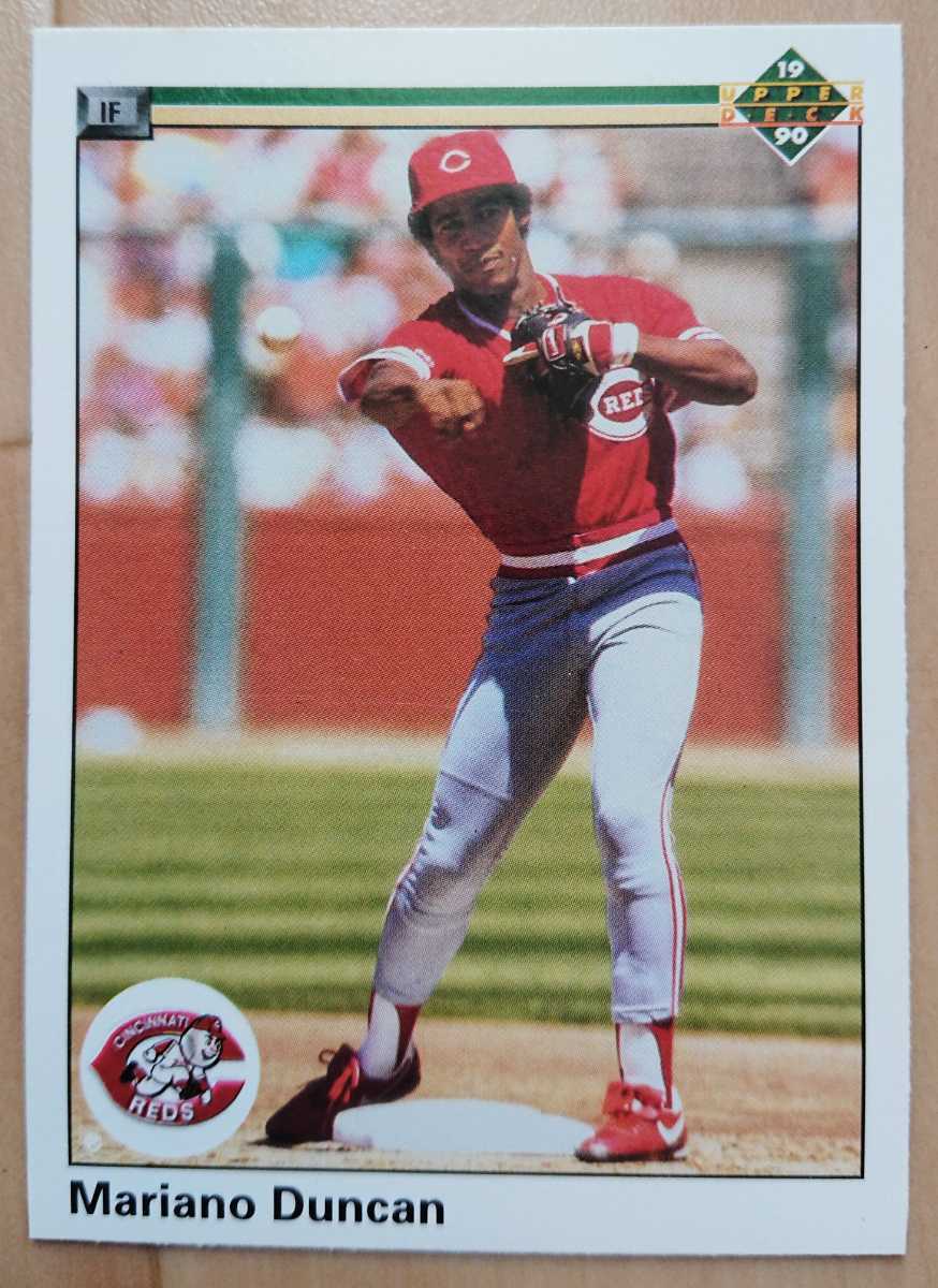 ★来日外国人 ダンカン 巨人 読売 ジャイアンツ MARIANO DUNCAN UPPER DECK UD 1990 #430 MLB メジャーリーグ 大リーグ REDS レッズ_画像1