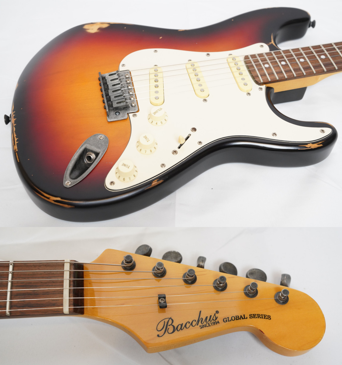 *Bacchus*BST-50RE 3TS твердый реликт specification Fender Stratocaster Bacchus прекрасный товар GLOBAL SERIES*