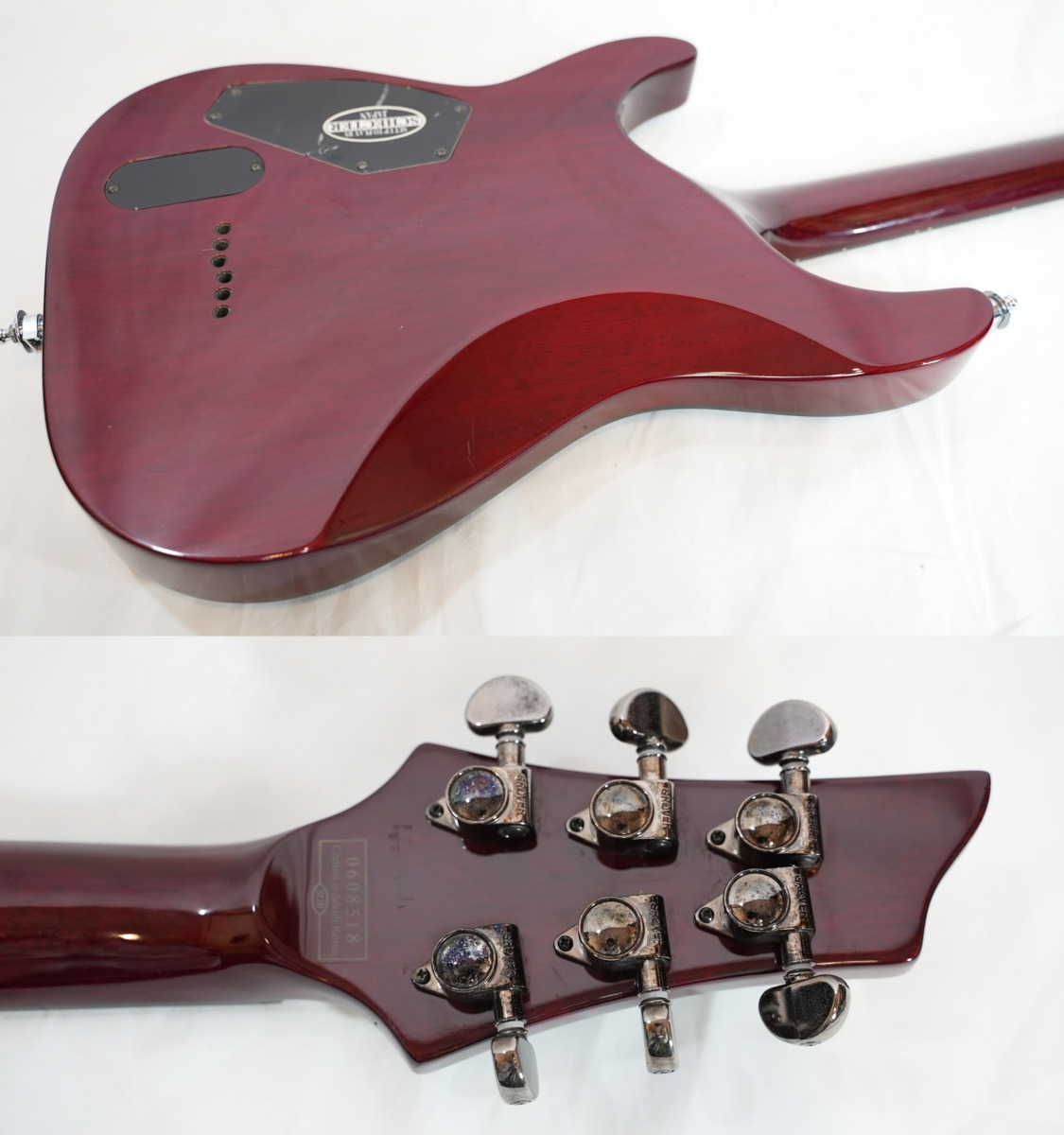 ★SCHECTER★Hellraiser C-1 Black Cherry 初期モデル ノントレモロモデル EMG搭載 2006年製 シェクター★_画像3