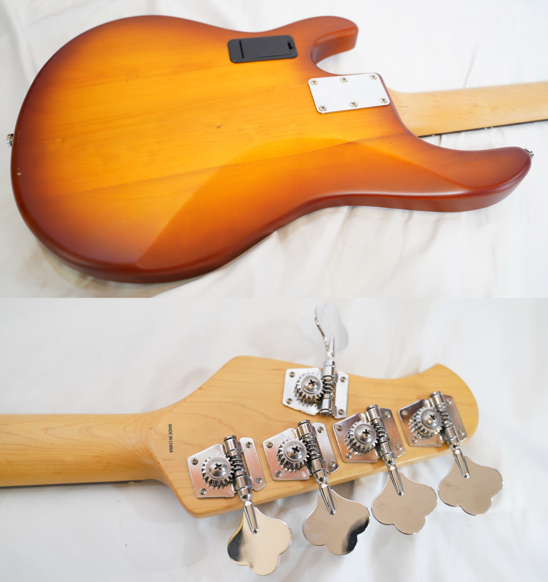 *Sterling by Musicman*S.U.B RAY5 Sting Ray 5 string base Honey Burst Musicman condition excellent *