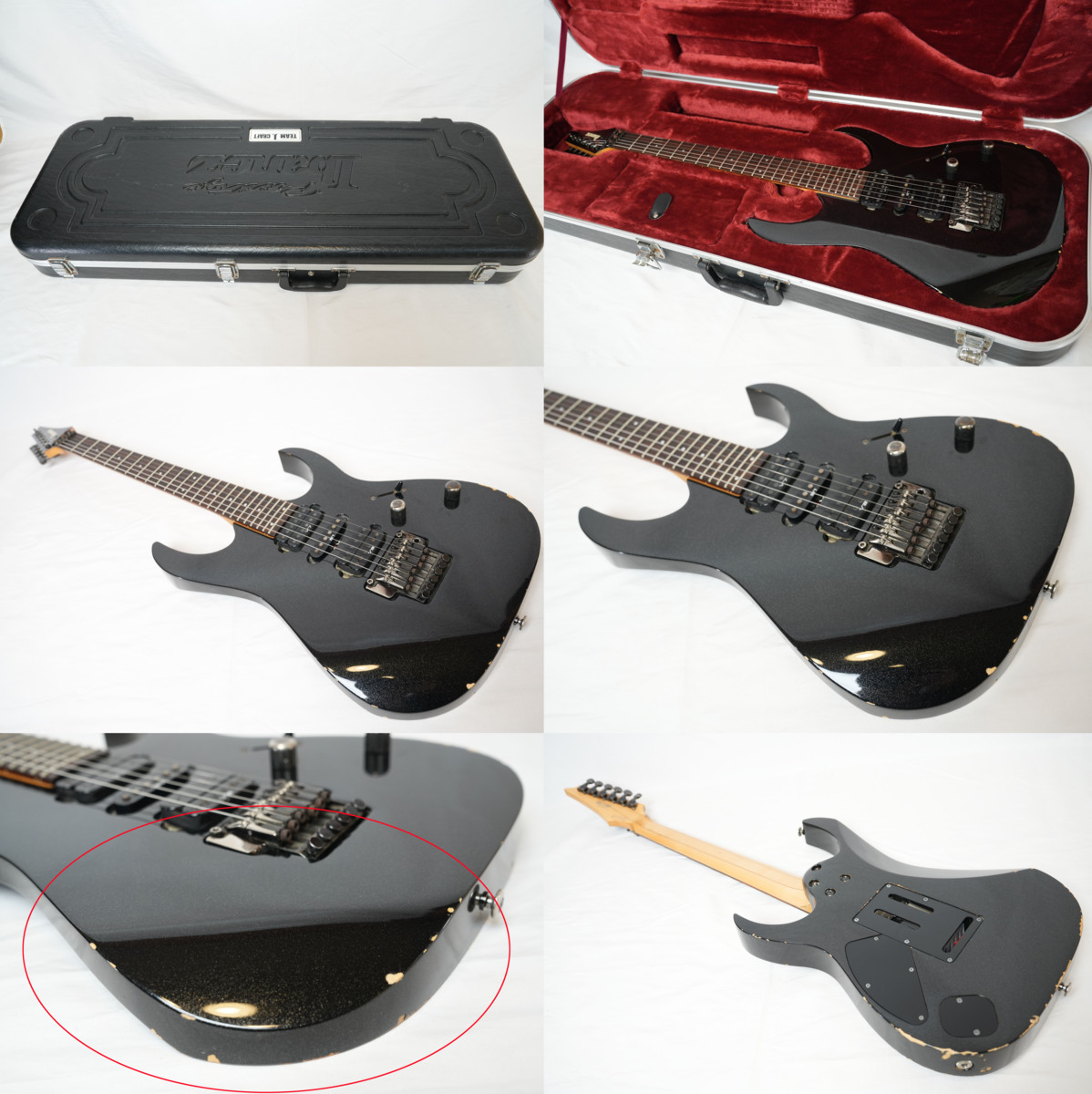 ★IBANEZ★Prestage RG1570 GK 日本製 MADE IN JAPAN 2008年製 HC付★の画像10