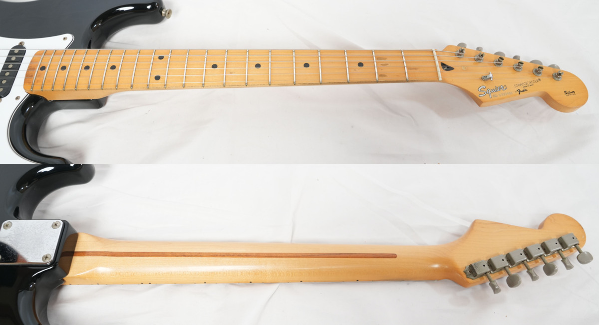☆Squier by Fender☆SST-33 BLACK SSH改 Silver Series STRATOCASTER