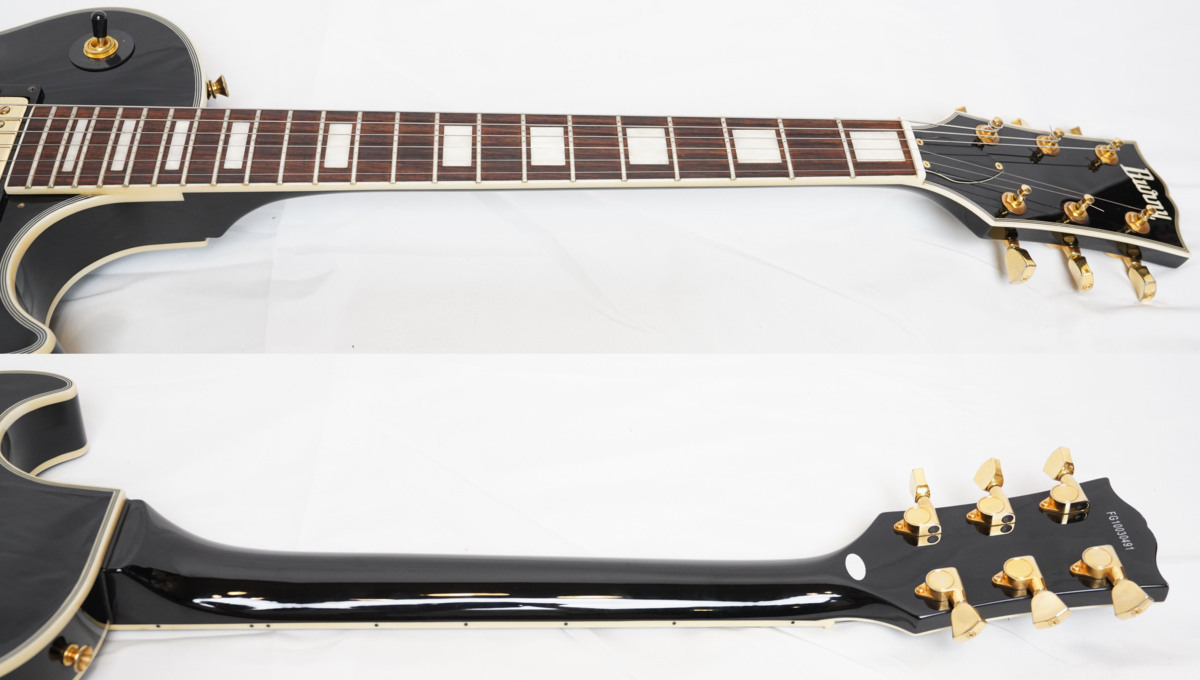 ☆BURNY☆RLC-55 BLACK レスポールカスタム 2010年製 状態良好
