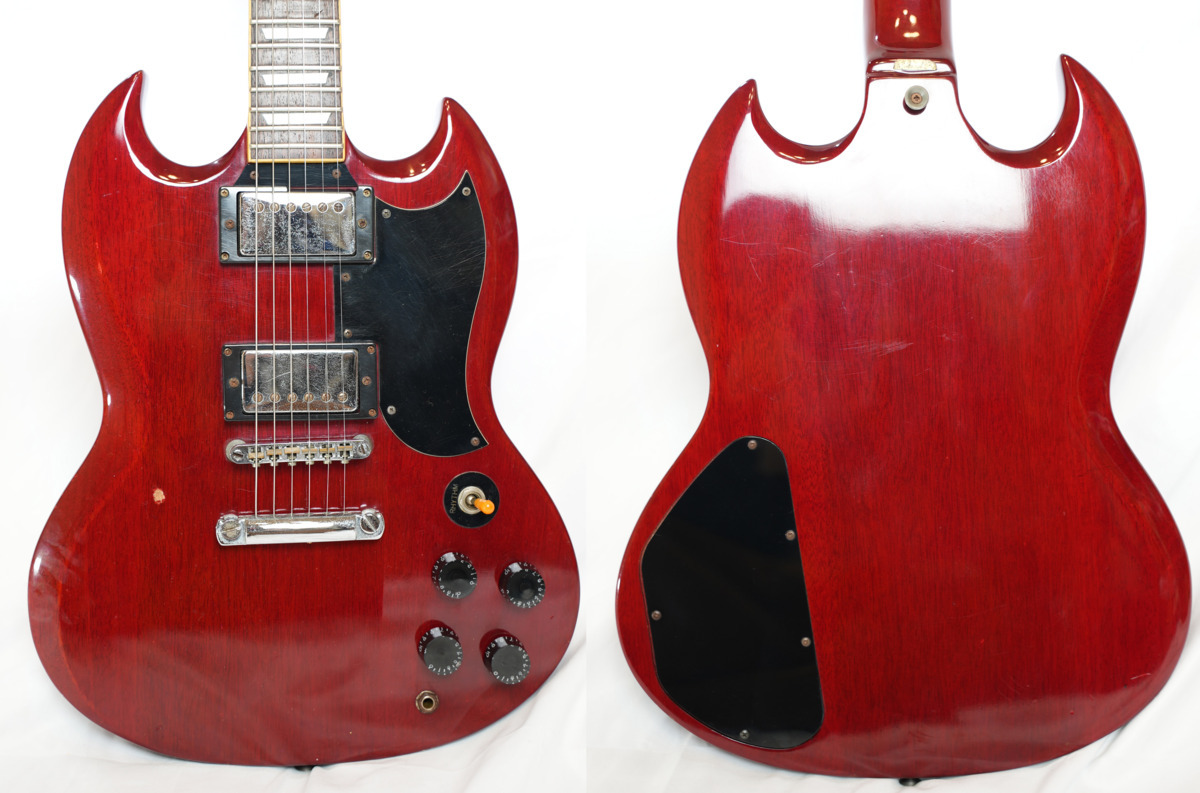 ★1円～スタート!!年末SALE!!★The Samick★SG STANDARD CHERRY セットネック 80年代 サミック★_画像1