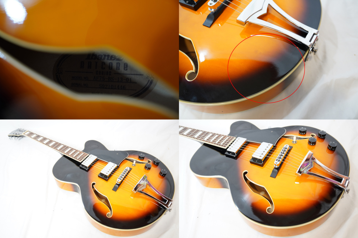 ☆Ibanez☆ARTCORE AF75-BS 13-01 フルアコモデル 美品☆ | inmano.com.br