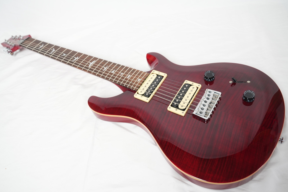 PRS SE SVN custom24の7弦 美品 Yahoo!オークション - PRS SE CUSTOM 24 SVN SEVEN Black Cherry
