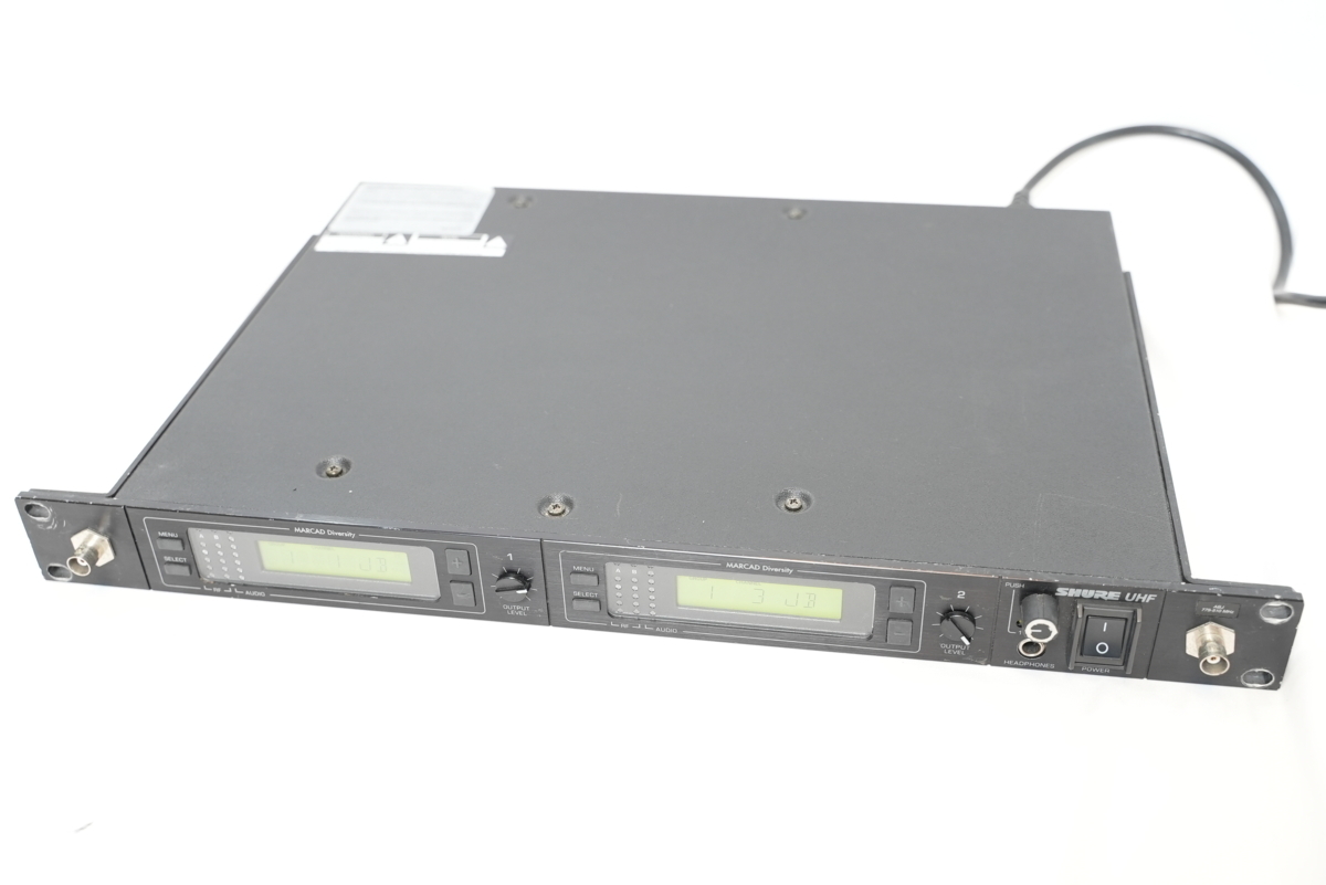 ☆SHURE☆U4D-ABJ UHFデュアルチャンネル ワイヤレスレシーバー ☆SHURE☆U4D-ABJ UHFデュアルチャンネル ワイヤレスレシーバー