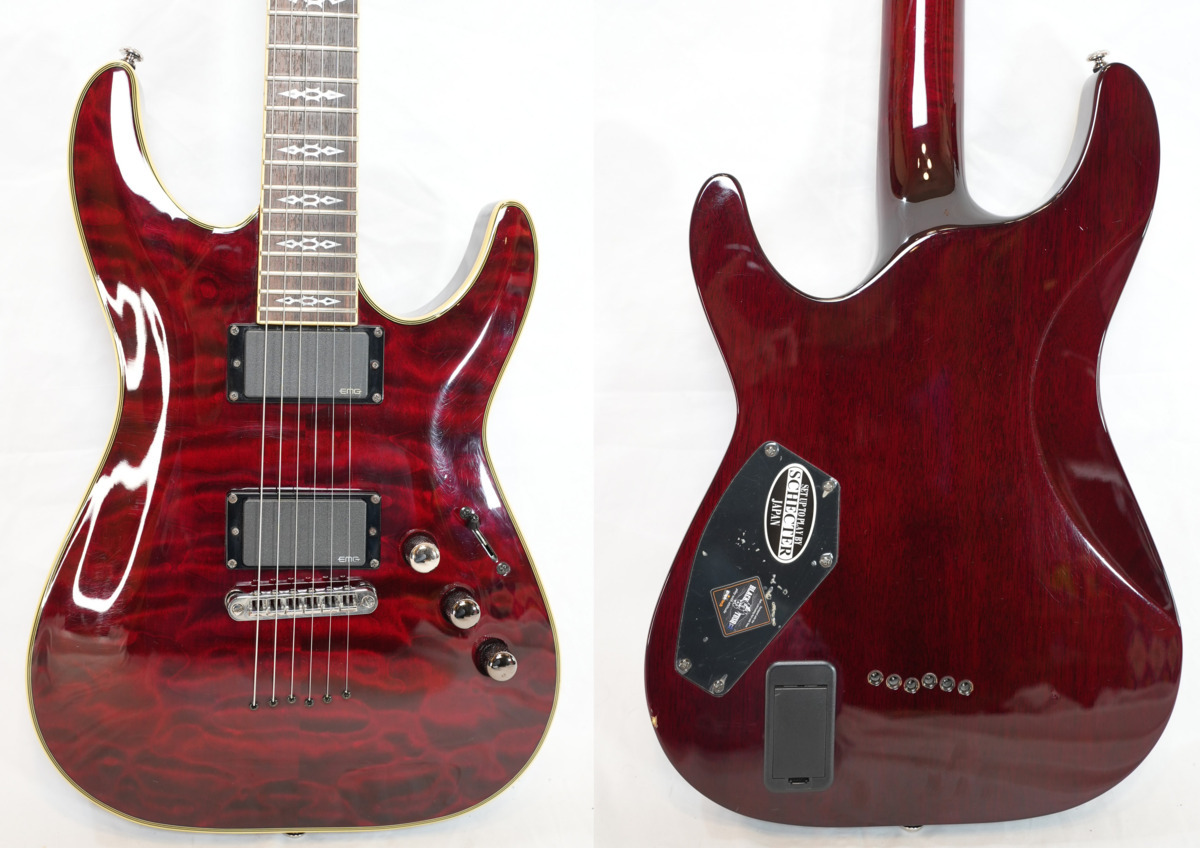 ☆SCHECTER☆Hellraiser C-1 Black Cherry 初期モデルノントレモロ