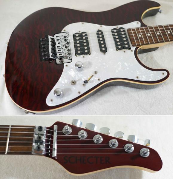 Yahoo!オークション - SCHECTER SD-II-22 BW シースルーワイン Yahoo!オークション - SCHECTER SD-II-22 BW シースルーワイン