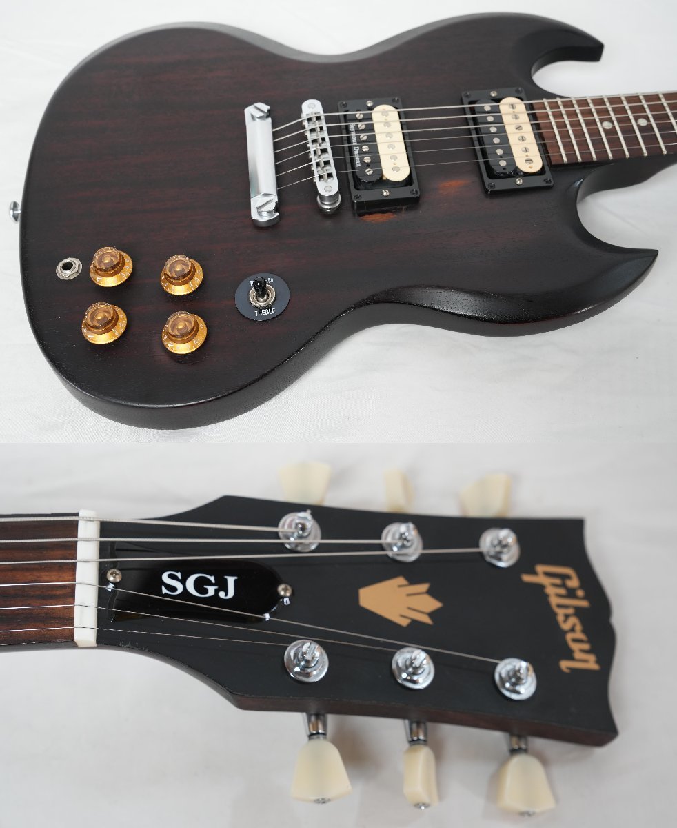 gibson SG SGJ レアカラー ホワイト×赤鼈甲 白 - エレキギター gibson SG SGJ レアカラー ホワイト×赤鼈甲 白 - エレキギター