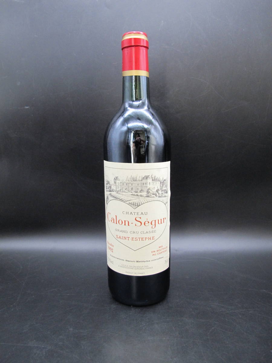 Chateau Calon Segur 1992 シャトー カロン セギュール 赤 750ml 12.5