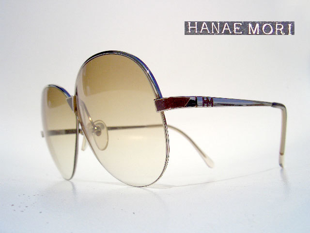 ■ 70S HANAE MORI Vintage ハナエモリ キュート センチメンタル サングラス 森英恵 匠 名器 NIKON制 ヴィンテージ 昭和レトロ モダン 希少_画像2