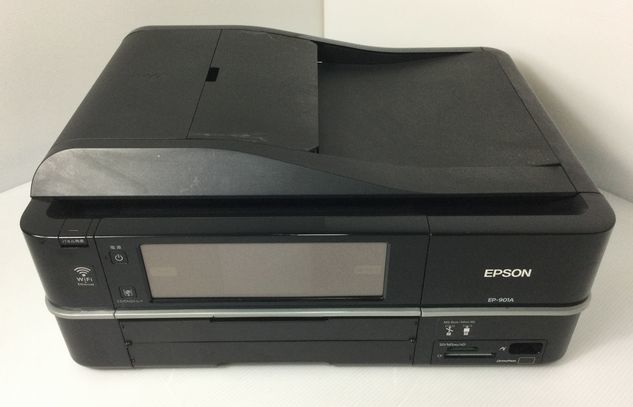 【現状販売】EPSON 有線・無線LAN標準搭載 複合機 6色染料インク EP-901A（B2223）