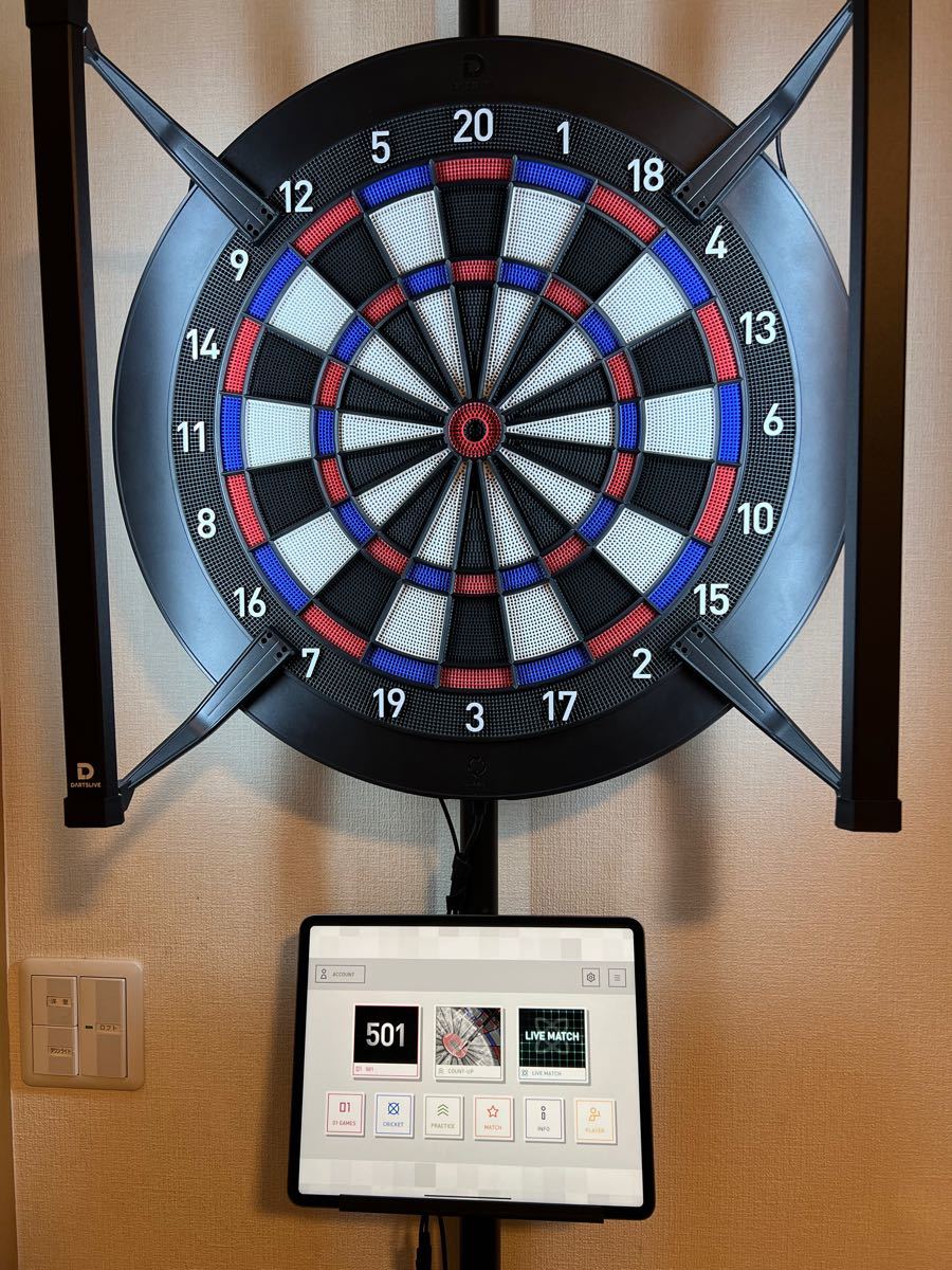 上記と同様の DARTSLIVE ダーツライブホームのセットになります。 家庭