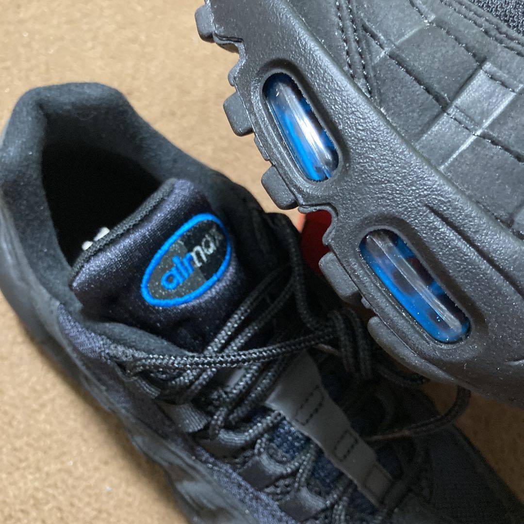 atmos 限定 NIKE AIR MAX 95 BLACK IMPERIAL BLUE CJ7553 001 新品 26