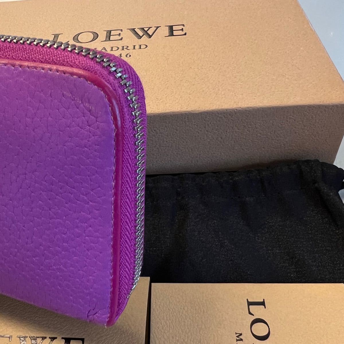 未使用に近い! ロエベ LOEWE 財布 長財布 ラウンドファスナー www